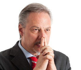 Thoughtful businessman