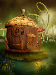 Baśniowy domek z żołędzia © Obsidian Fantasy