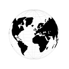 world map globe