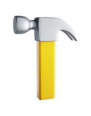 isolated 3d hammer