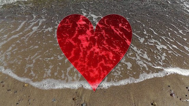 Herz - Strand