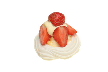 Strawberry meringue