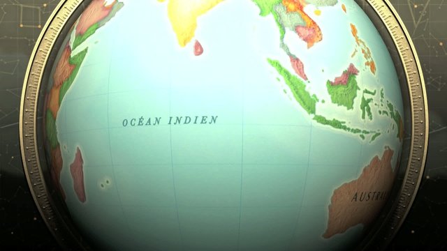 globe terrestre vid&eacute;o 05