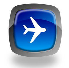 Fototapeta premium Airplain button
