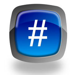 Obraz premium Hash button