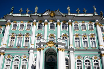 Fototapeta na wymiar Ermitażu w Sankt Petersburgu