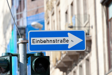 Einbahnstrasse