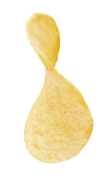 Potato Chips Isolated