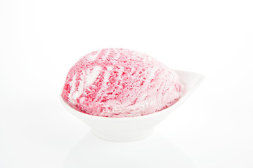 Ice cream isolated.