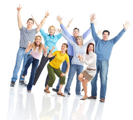 Happy people