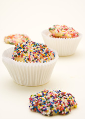 Butter Cookies Decorated with Sprinkles
