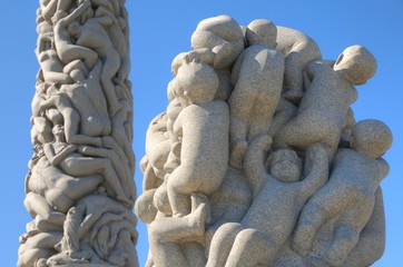 Obraz premium Oslo (Norway) - Vigeland Park / Frognerpark