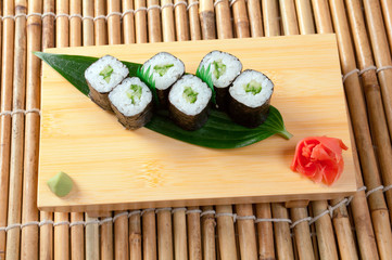 Japanese sushi  closeup