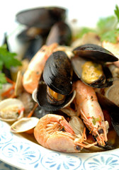 Seafood soup - Zuppa di frutti di mare