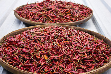 Fototapeta premium Dried red chili