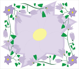 Framework with violet colors