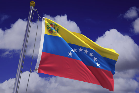 Waving Venezuelan Flag