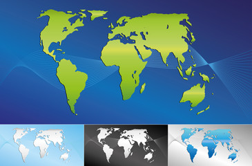 Weltkugel Weltkarte Landkarte Globus Karte 12