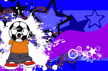 soccer kid cartoon background1
