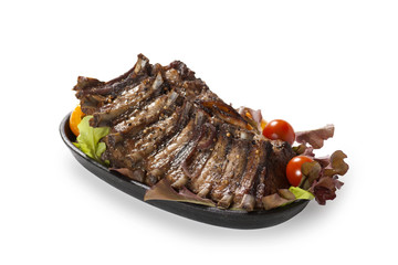Grilled pork ribs