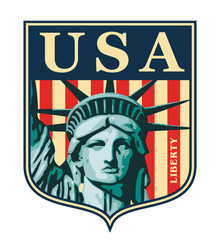 Statue of Liberty. New York landmark and symbol.