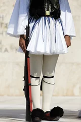 Zelfklevend Fotobehang gardian of parliament in athens in greece © Frédéric Prochasson