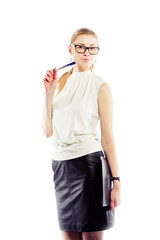 Smiling business woman