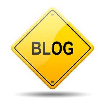 Se&ntilde;al amarilla texto BLOG