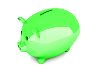 Grünes Sparschwein