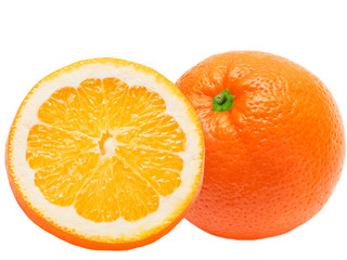 orange isolated on white background