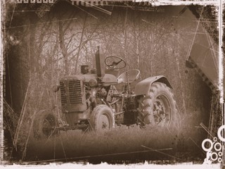 Traktor retro