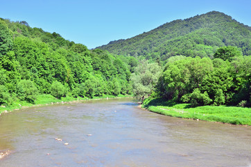 Mountain river (San in Bieszczady, Poland) © Elzbieta Sekowska