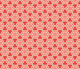 Pattern (seamless) with stars and flowers