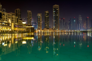 Dubai at night,