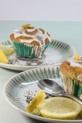 Muffins au citron et graines de pavot