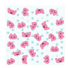 Fototapeta premium pink teddy bear background
