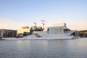 Fototapeta na wymiar Oslo (Norwegia) - Opera Building