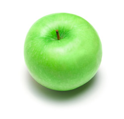 Green apple isolated