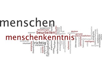 Obraz premium Menschenkenntnis