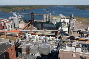 Paper production workshops on a big paper mill