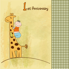 first anniversary
