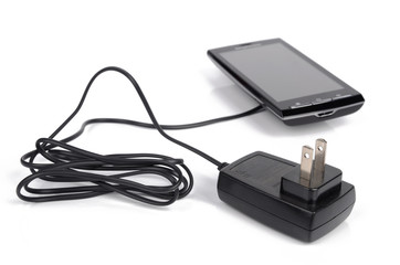 mobile phone and charger