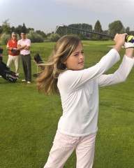 Obraz premium Golf-Nachwuchs