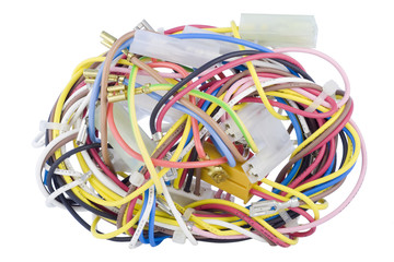 Ball of power electric wires