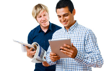 Tablet Pc v.s. Zeitung