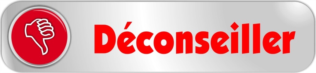 bouton déconseiller