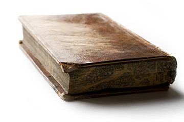 Old book on white background