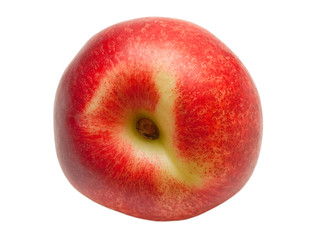 peach isolated on white background