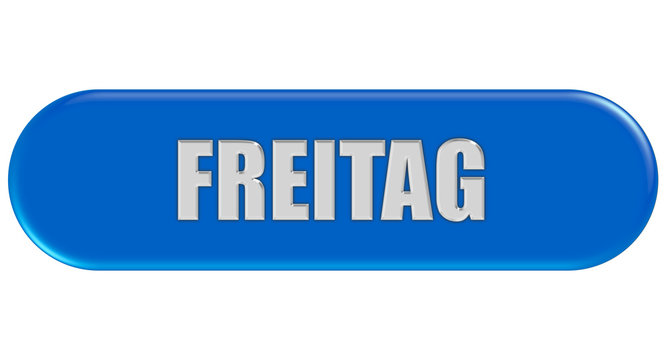 Button blau Seiten rund FREITAG