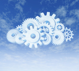 Cloud computing symbol